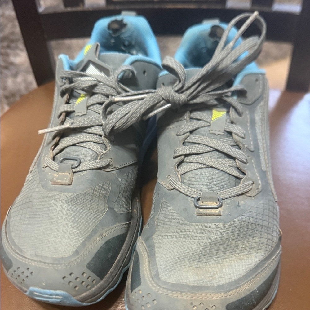 Altra Gray and Teal Running Shoes